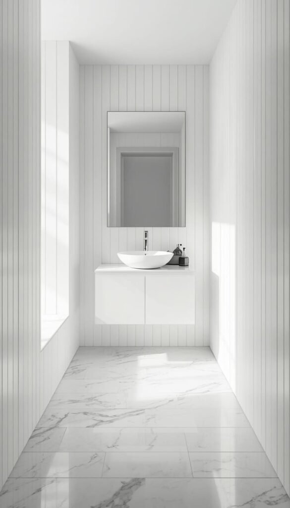 Small White Bathroom Ideas That Actually Make the Room Feel Bigger