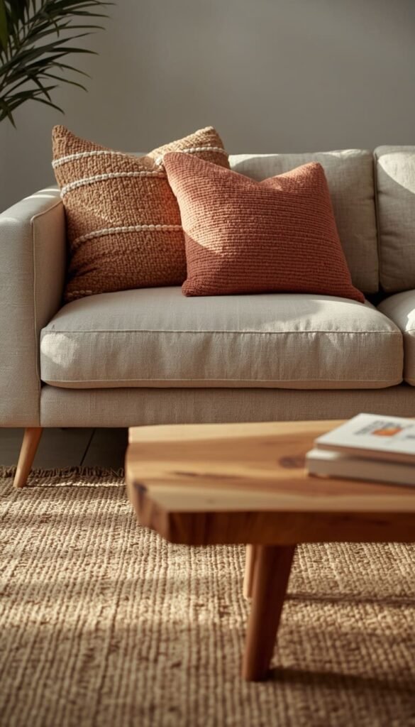 Start With One Clean Lined Sofa (The Anchor Piece Rule)