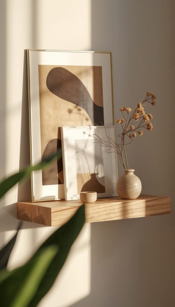 Style Your Shelf or Ledge in Three Layers