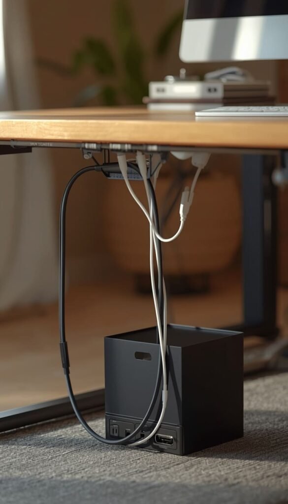 Tame Your Cables First Then Decorate