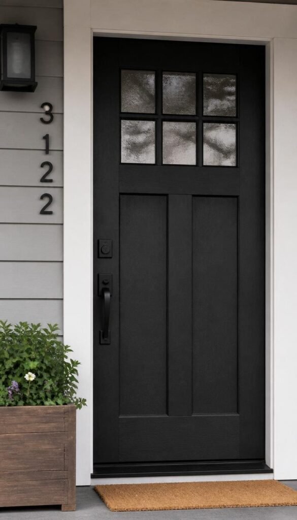The Black Front Door Obsession Is It Right for Your Small Home