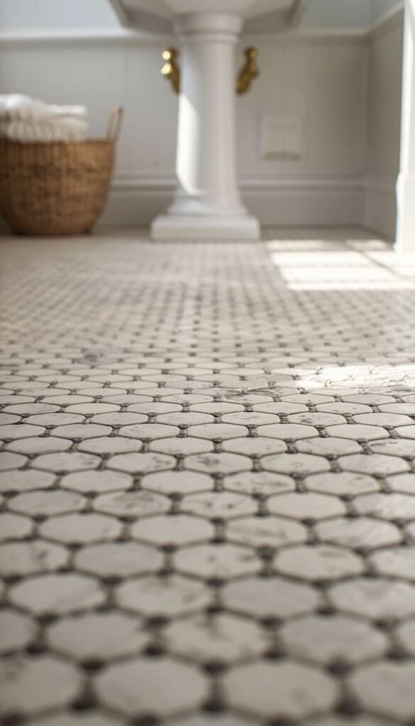  The Black and White Floor That Anchors Everything