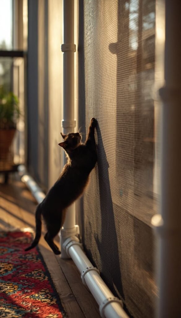 The Budget PVC Pipe Frame Catio