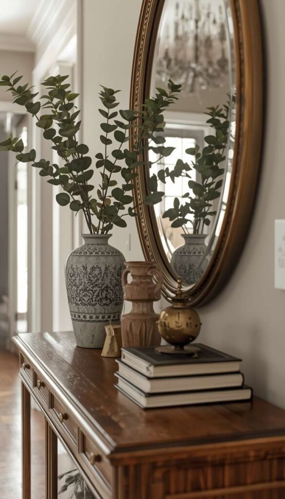  The Collected Vignette on a Console Table