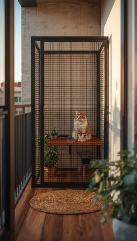  The Corner Deck Catio Small Space Solution