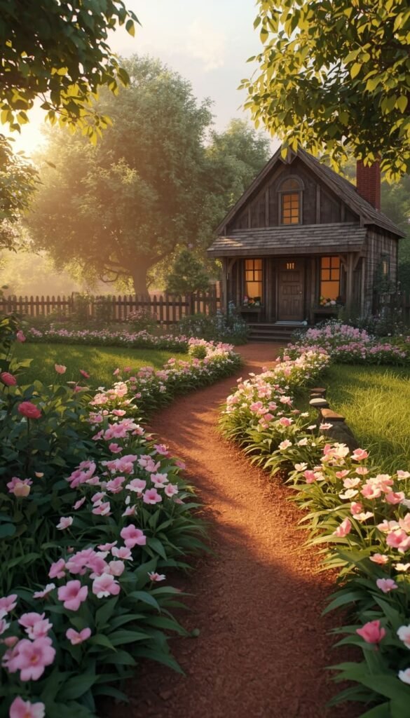 The Cottagecore Dream Best Grow A Garden Roblox Cottagecore Layout
