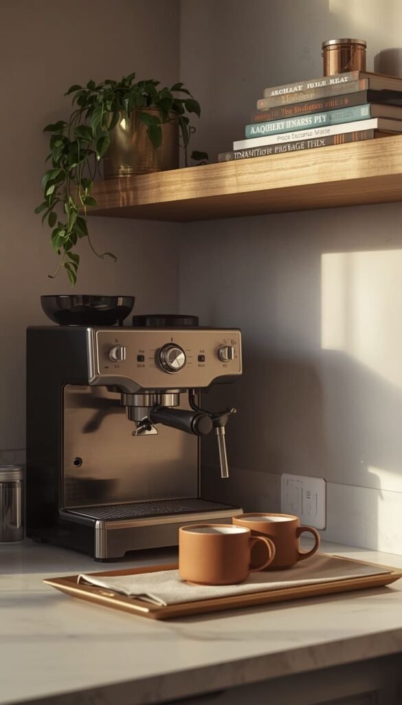 The Curated Coffee and Display Corner