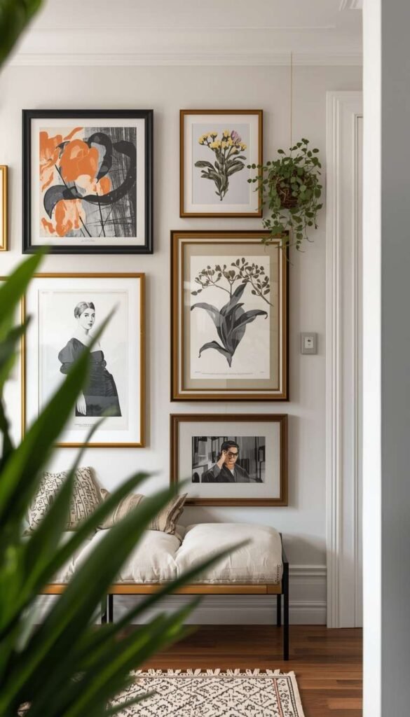 The Eclectic Art Mix Different Eras One Wall