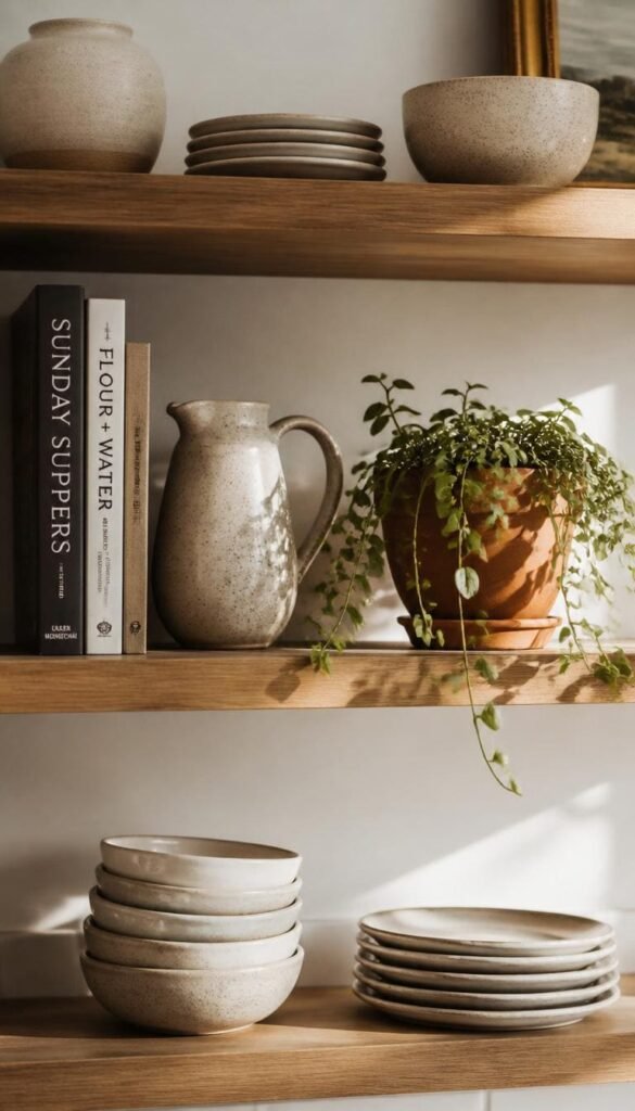 The Elegant Open Shelving and Display Formula