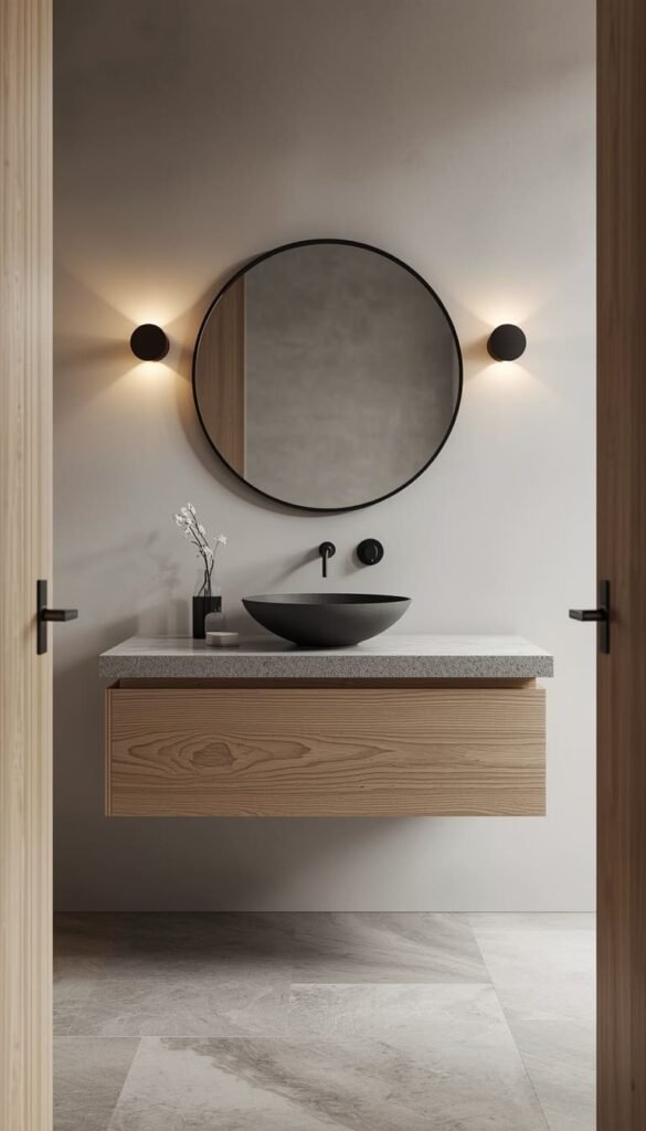 The Floating Oak Vanity Scandi's Signature Move