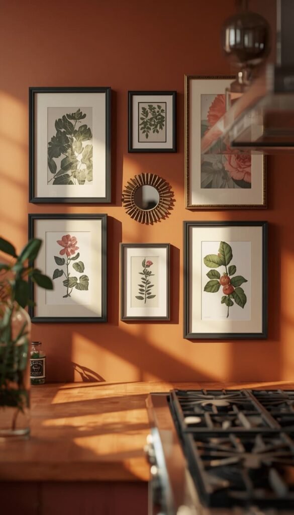  The Gallery Wall That Actually Works in a Kitchen