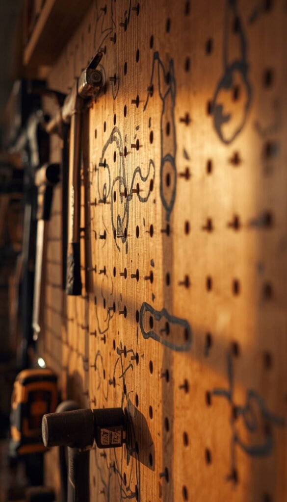 The Garage Pegboard Organization System for Tools