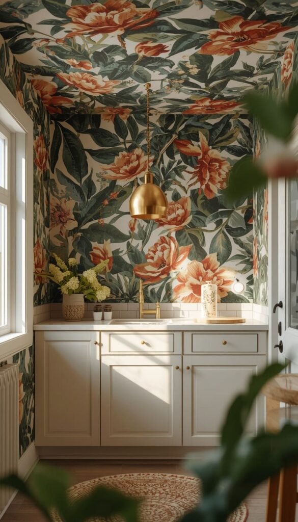 The Jewel Box Ceiling Wallpaper That Goes Up Not Out