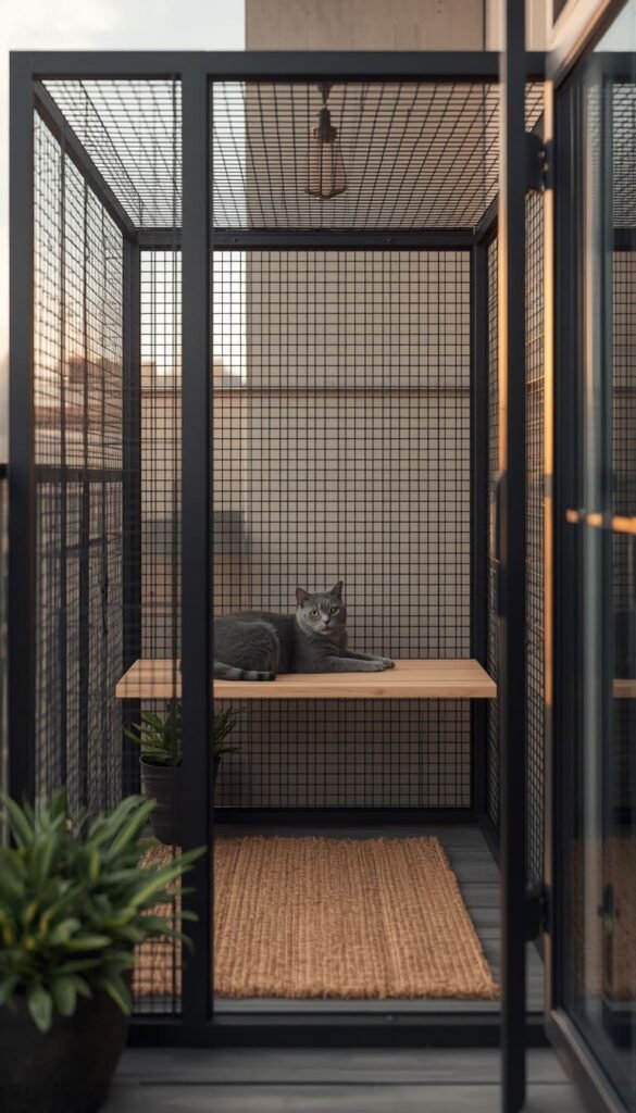 The Modern Black Frame Wire Panel Look