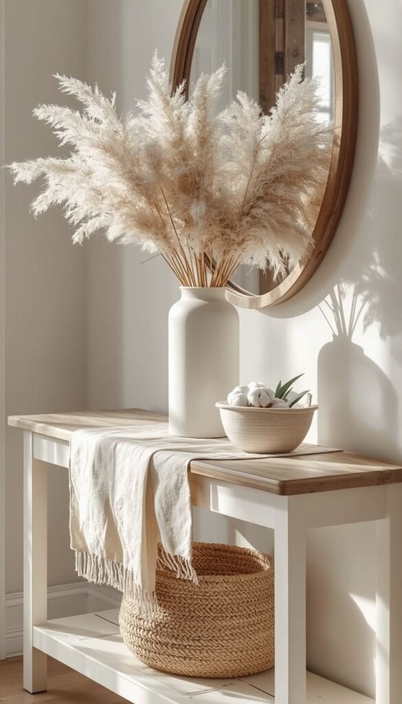 The Neutral Farmhouse Vignette Timeless and Resale Friendly