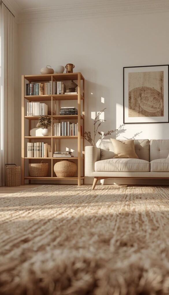 The Renter's Minimalist Living Room