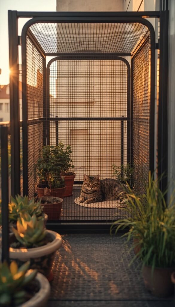 The Repurposed Dog Playpen Catio