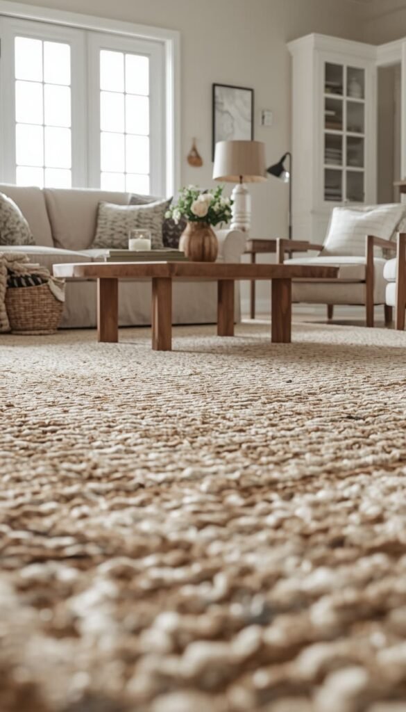 The Rug Rule Every Farmhouse Family Room Needs to Know