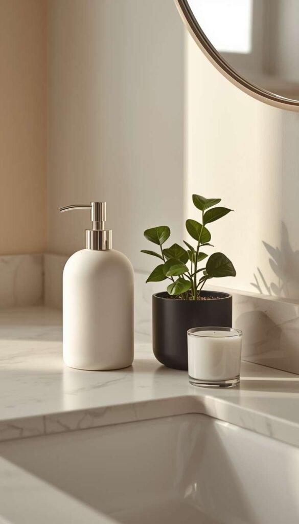 Minimalist Bathroom Decor: The Rule of Three That Works Every Time