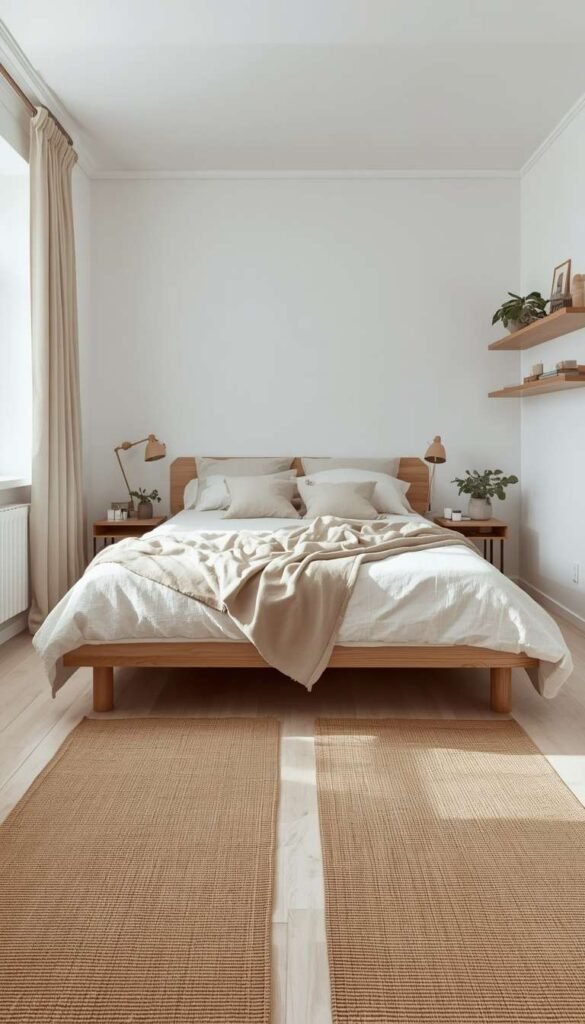 The Two Runner Rug Trick for Small Bedrooms