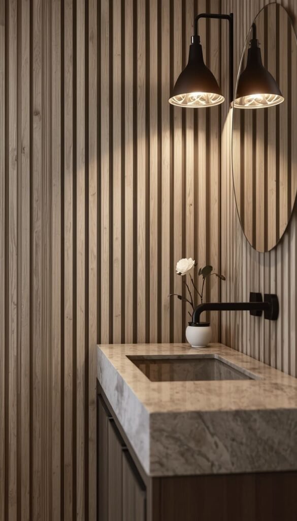  The Wood Slat Accent Wall