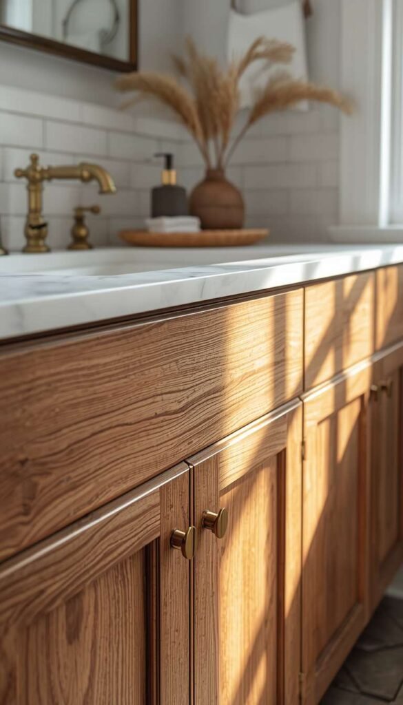 The Wood Vanity That Brings Warmth to Everything