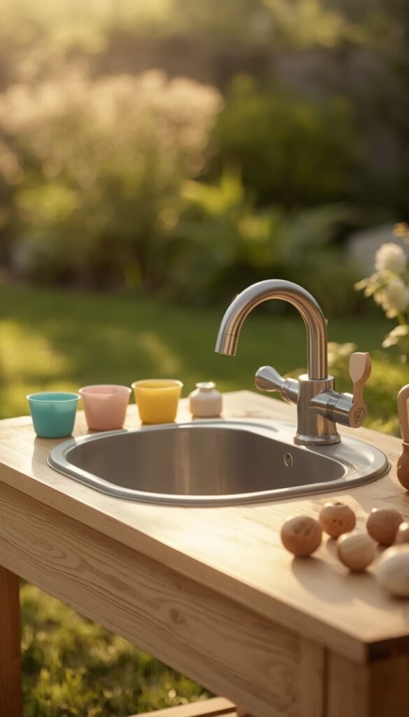 Toddler Mud Kitchen Sink Ideas That Are Safe and Smart