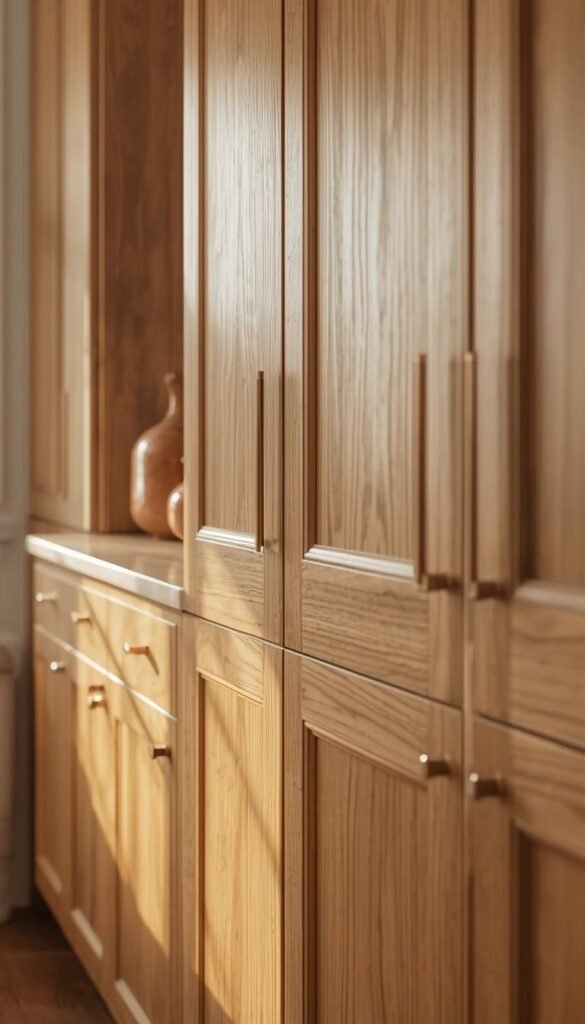 Warm Wood Cabinets Are Officially Back