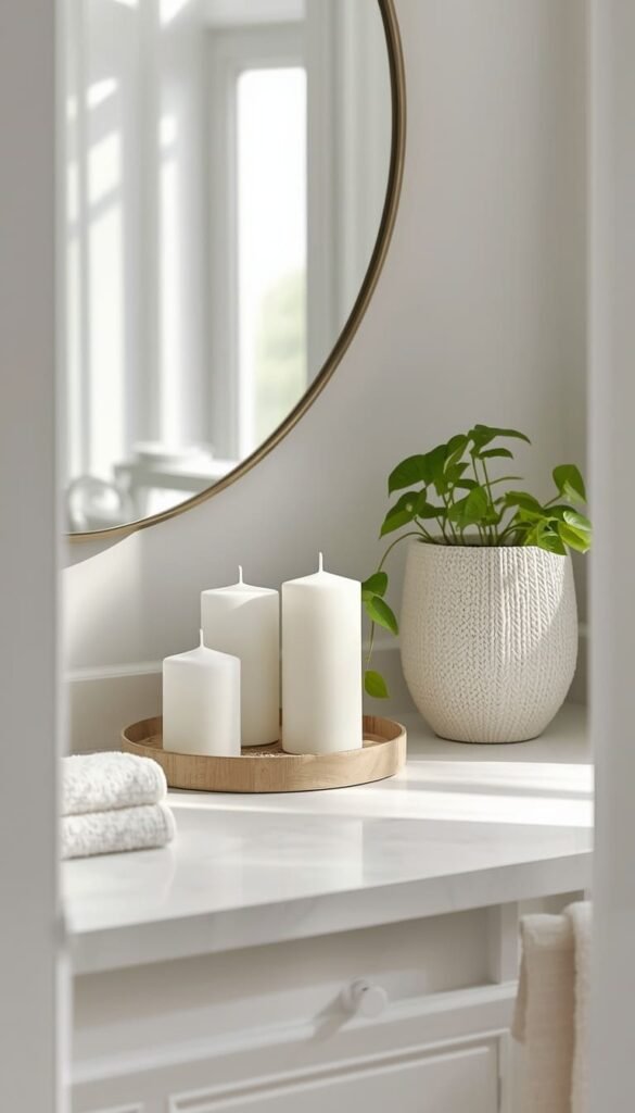 White Bathroom Decor Ideas Accessories That Add Personality Without Overwhelming