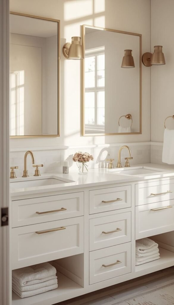 White Bathroom Vanity Ideas Choosing the Right Style for Your Layout
