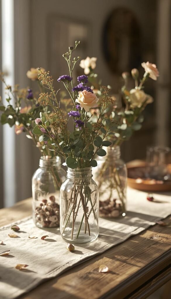  Wildflowers in Mason Jars Budget Friendly and Seasonal