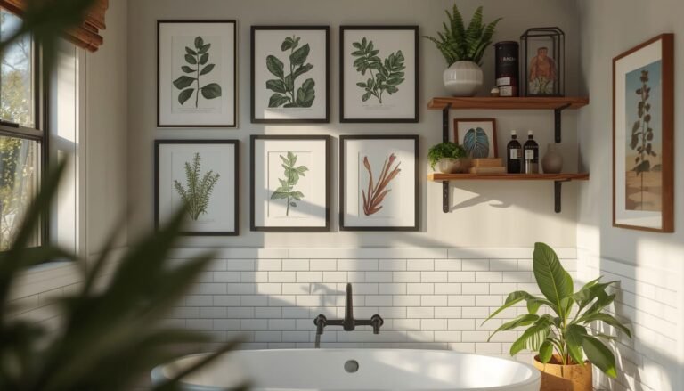bathroom wall art ideas