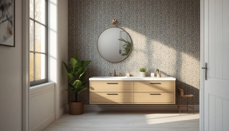 bathroom wallpaper ideas