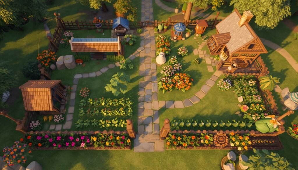 grow a garden roblox game layout