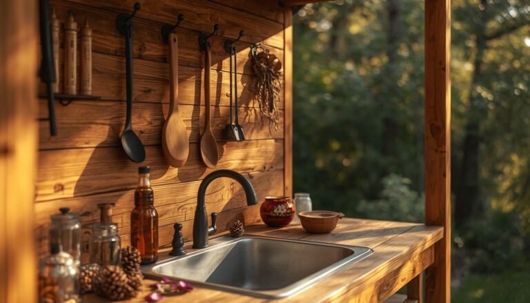 how to build a mud kitchen
