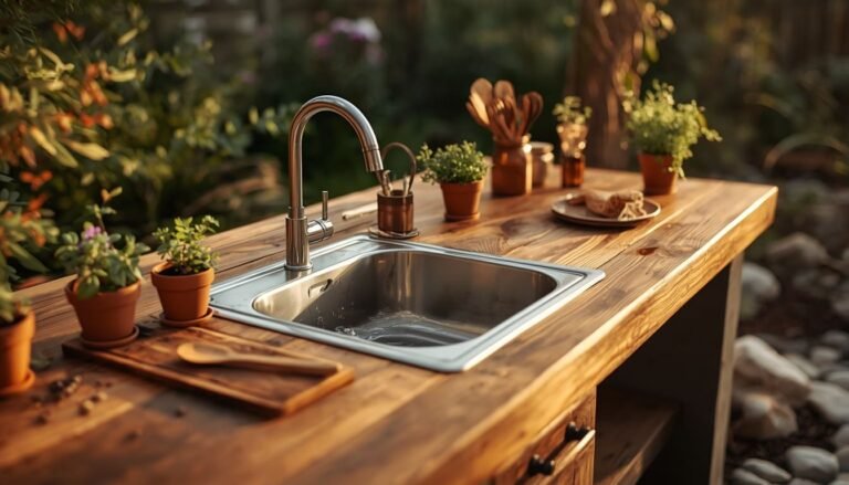 mud kitchen sink ideas