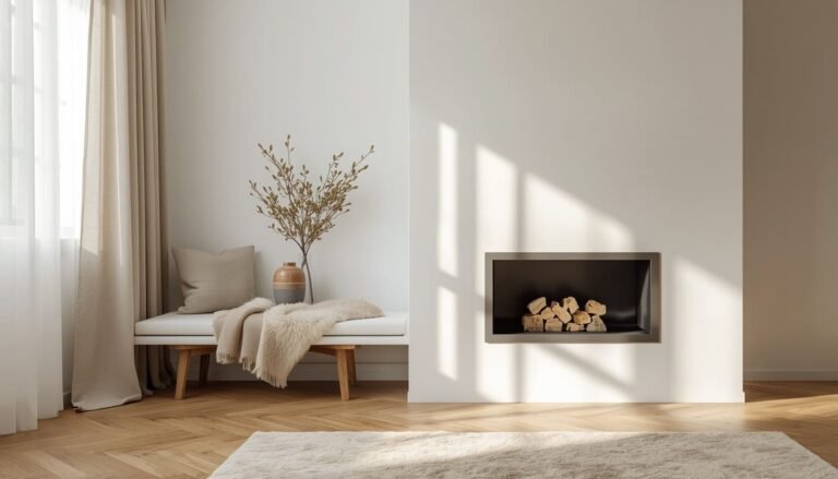 scandi fireplace ideas