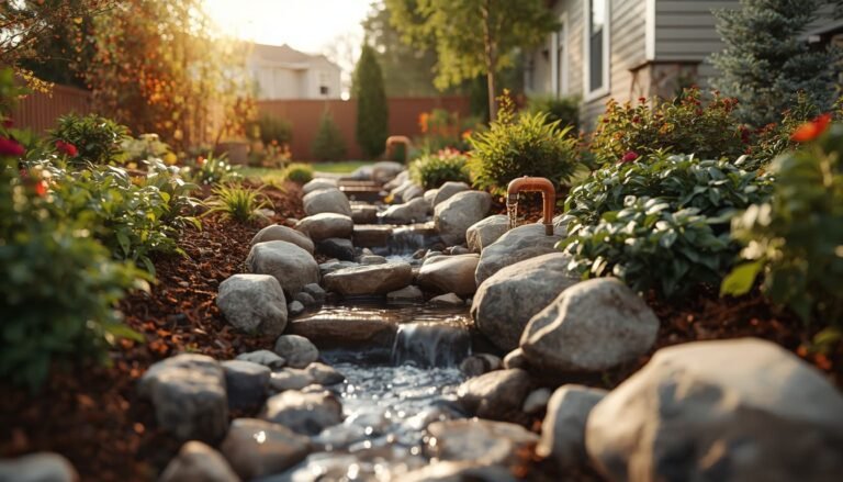 stylish downspout drainage ideas