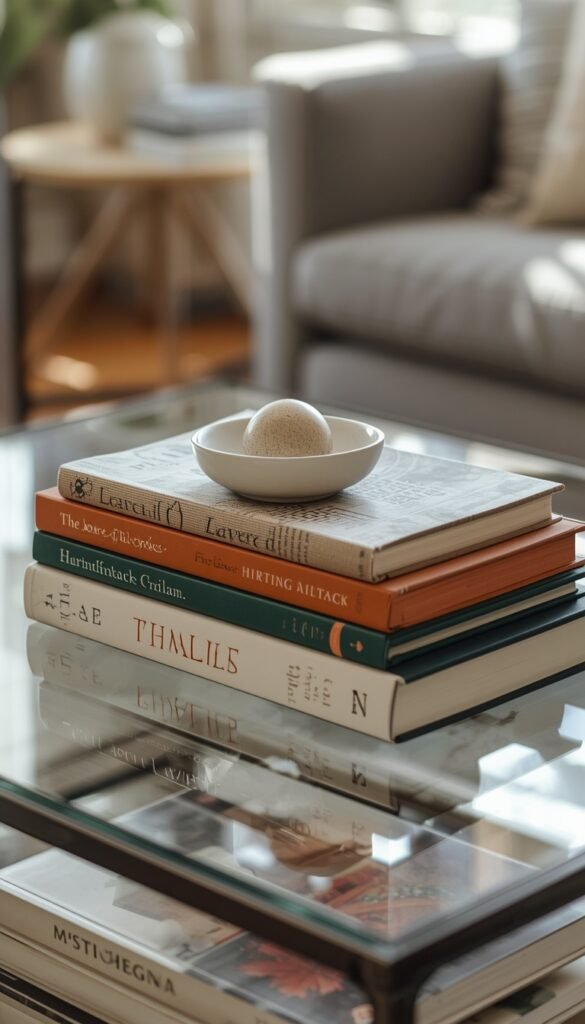  Book Stack Styling With the Topper Trick