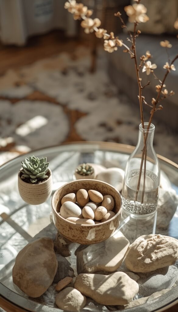 Natural and Organic Elements: Plants Stones and Branches