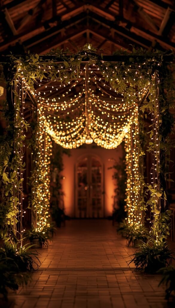  Fairy Light Tunnel