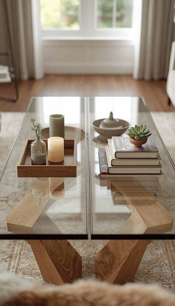 Rectangle Glass Table: The Two Zone Strategy