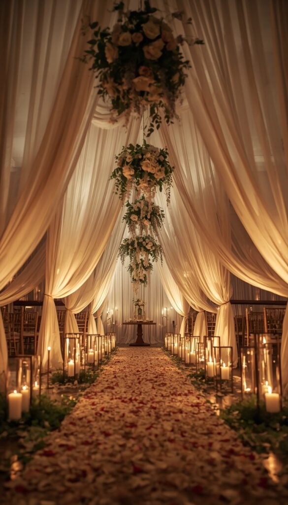 Draped Fabric Tunnel