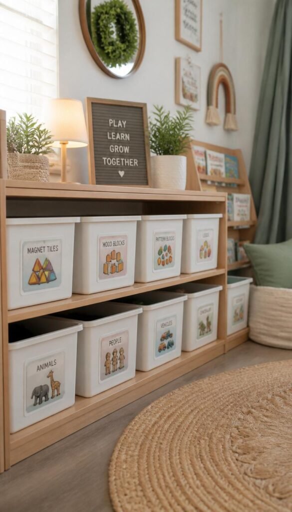 Learning Centers That Double as Decor