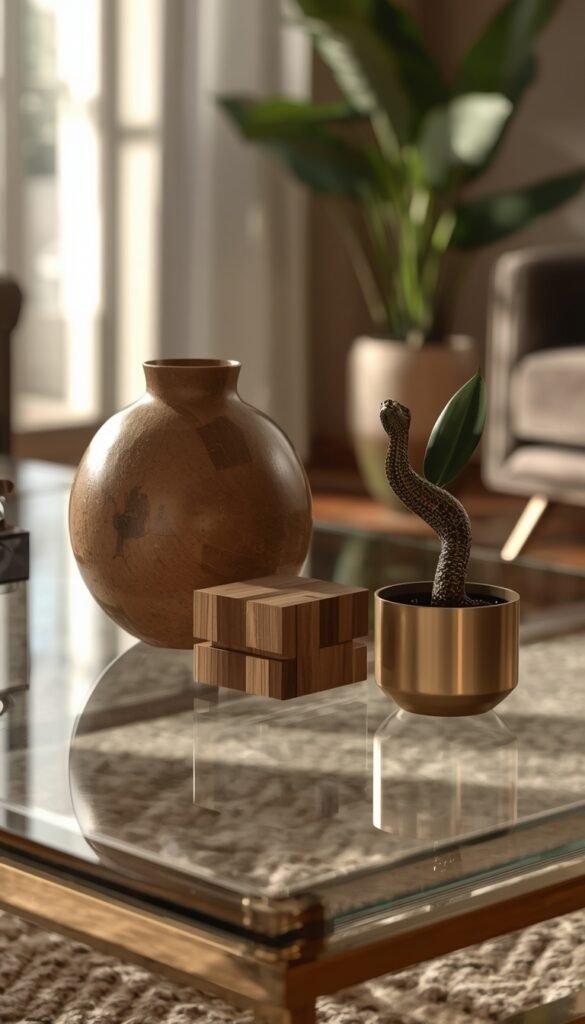  Mid Century Modern Glass Table Styling