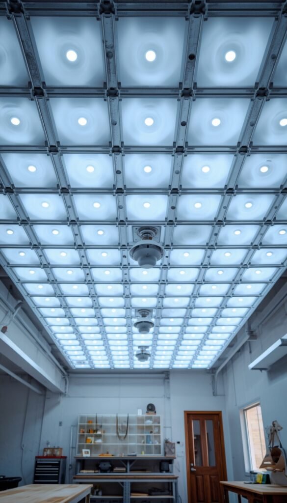  LED Shop Light Grid