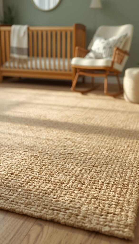 A Washable Jute or Cotton Area Rug
