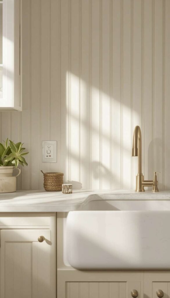 Beadboard Backsplash