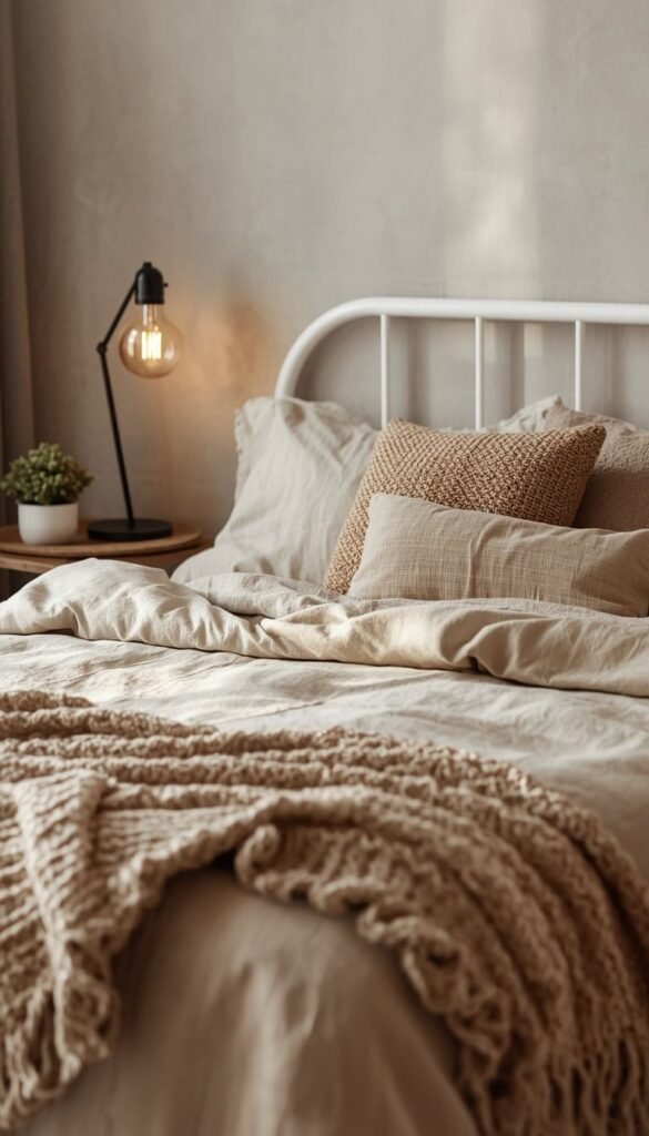 Beige Bedroom Makeover on a $300 Budget