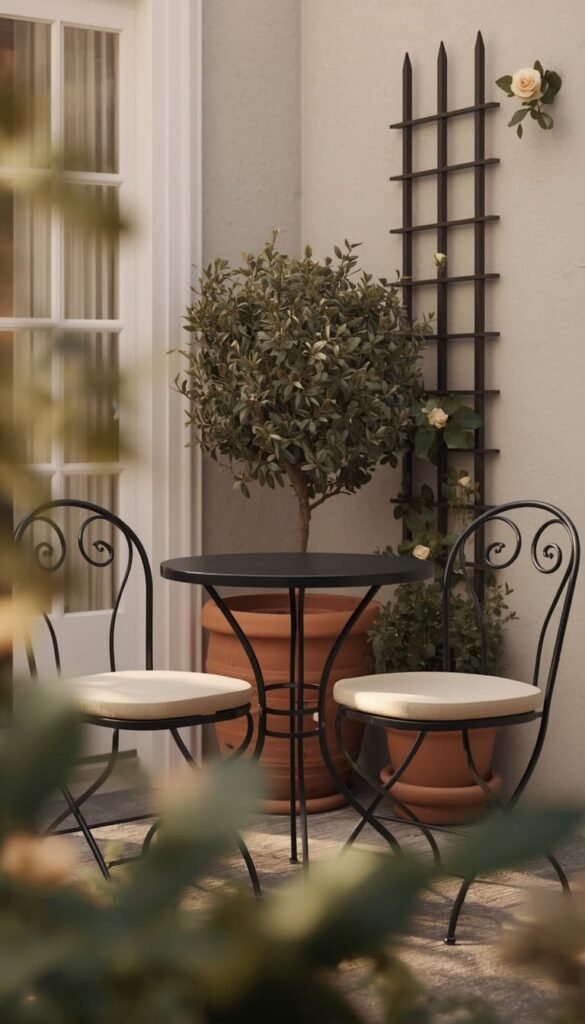 Bistro Style Patio for Two